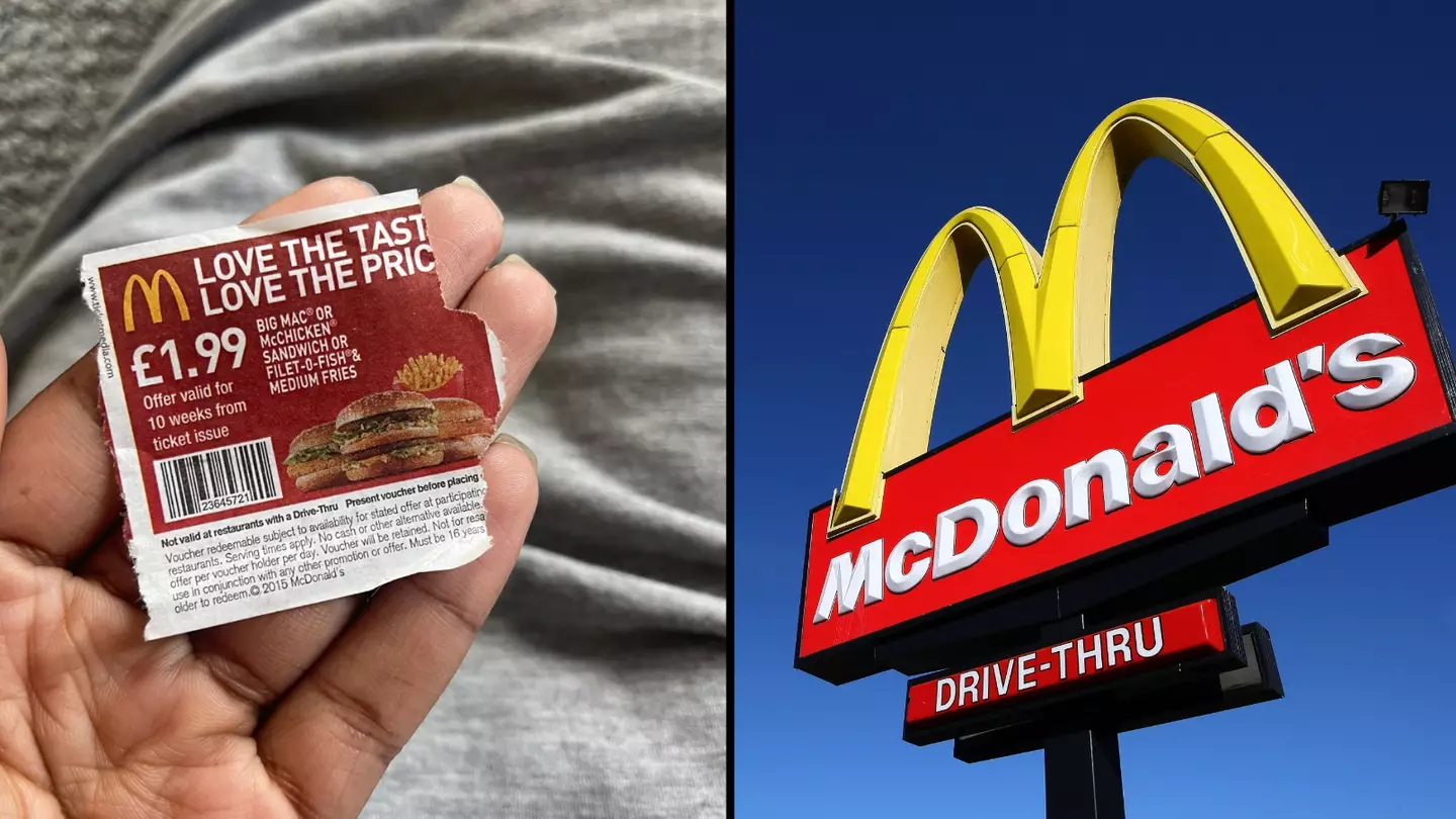 Woman finds McDonald's coupons from 2015 and people are stunned after comparing prices
