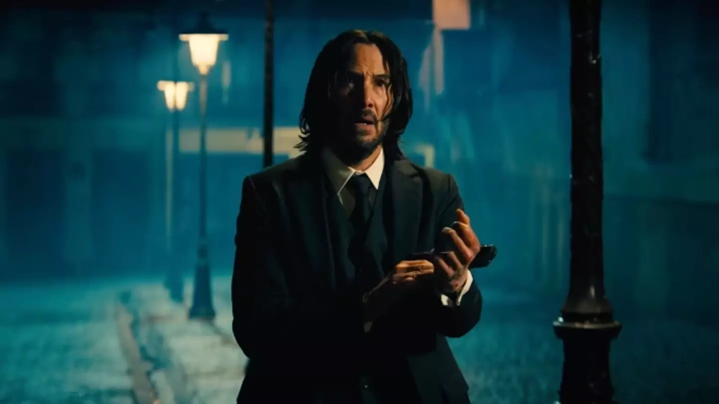 Keanu Reeves in John Wick Chapter Four.