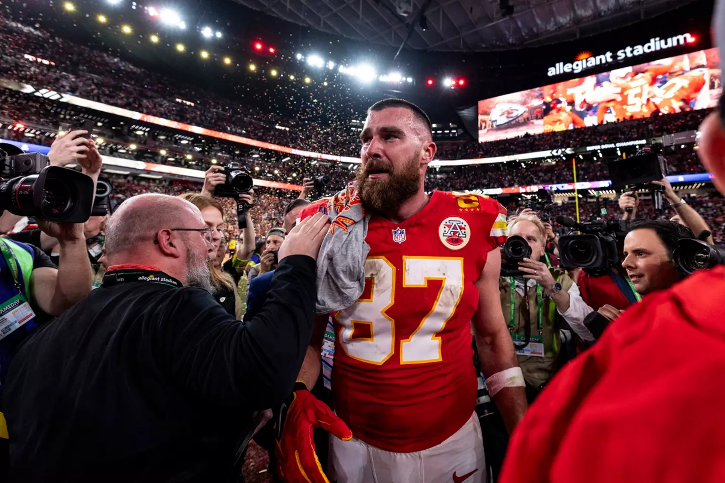 Travis Kelce spoke highly of Chiefs coach Andy Reid.