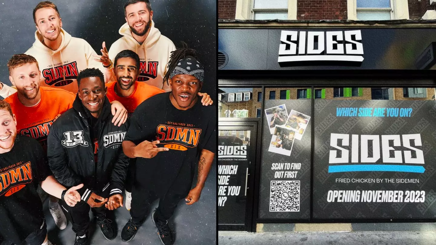 Sidemen banned from own restaurant after planning to give away £50k to fans