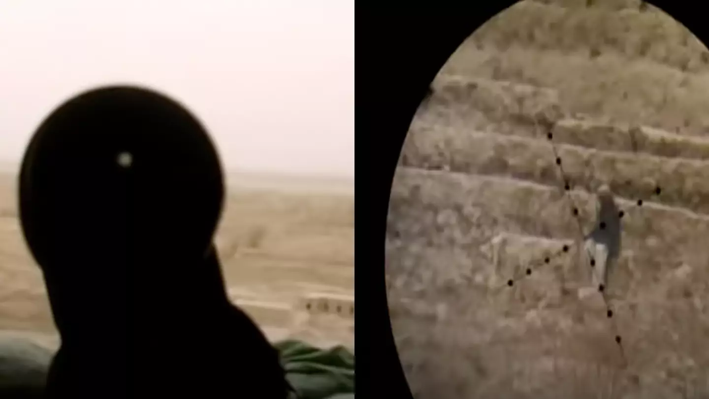 Insane sniper footage shows how far shooter can actually see enemy in scope