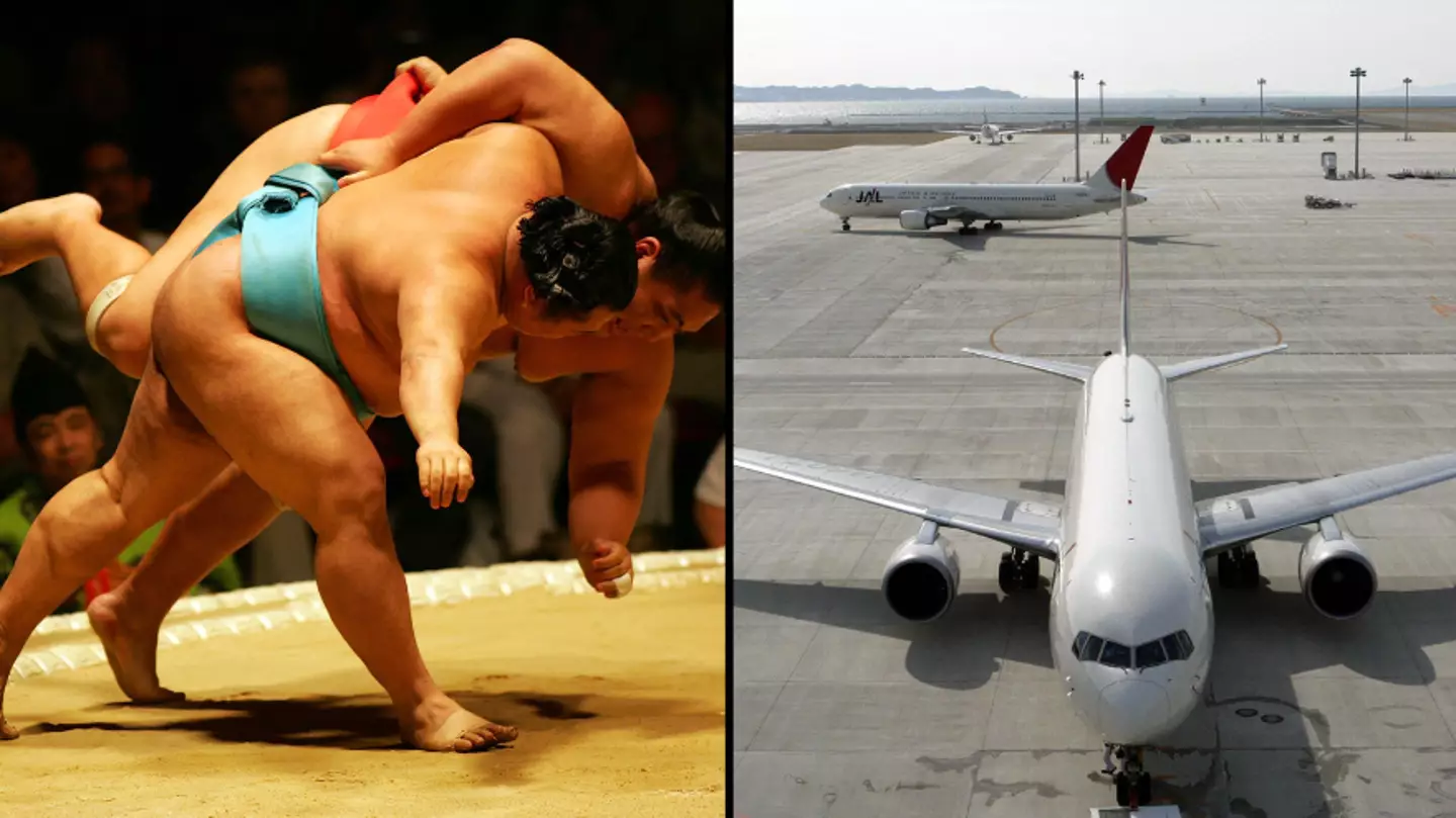 Airline forced to put on extra flights after dozens of sumo wrestlers made planes too heavy to fly