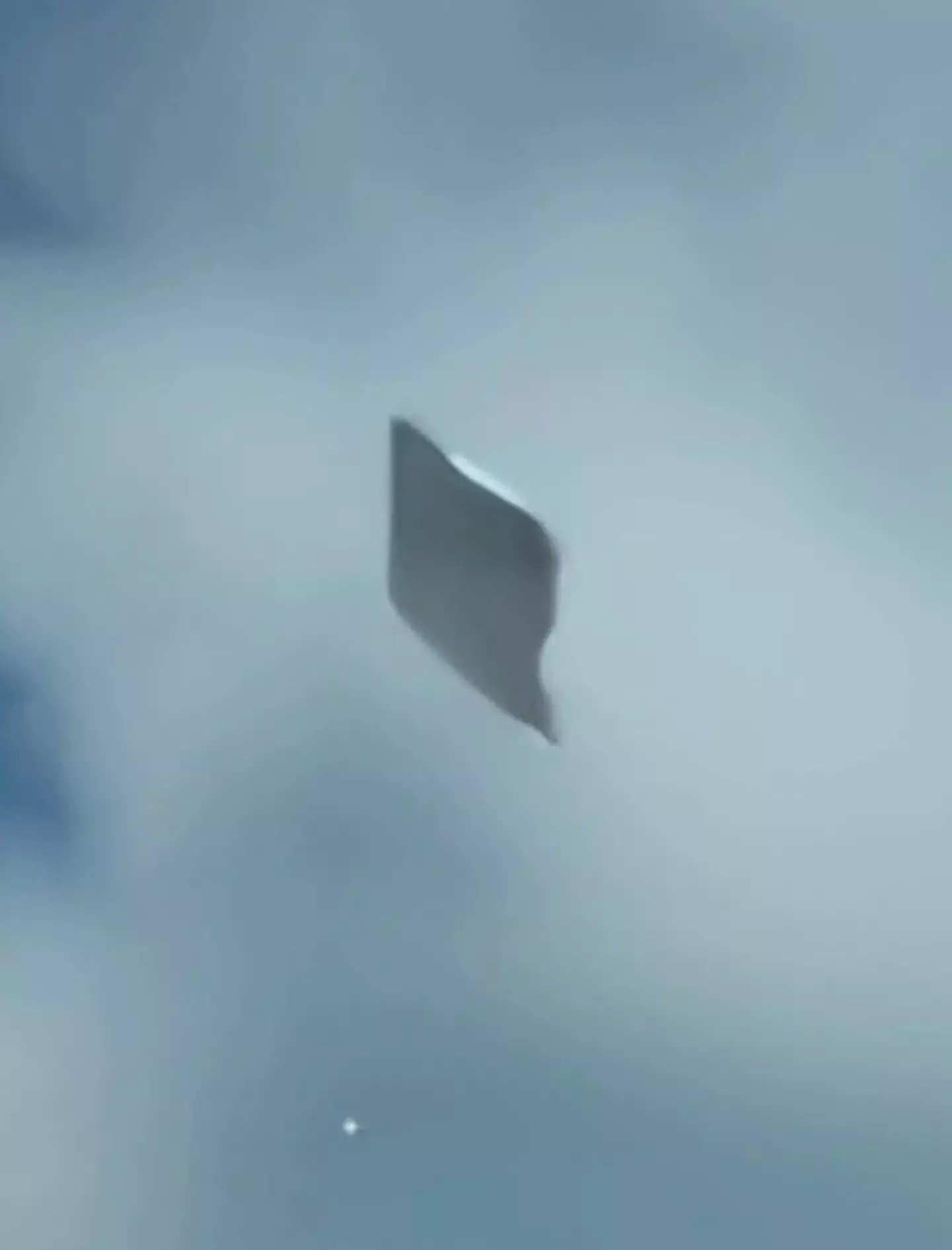 The footage has been dubbed the 'best ever' UFO sighting.