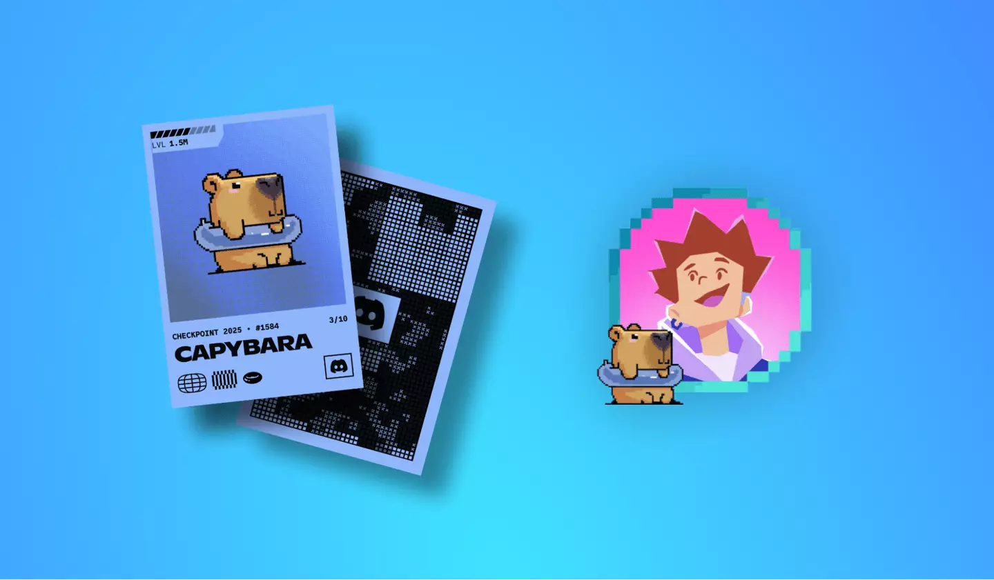 Users will be given one of 10 Checkpoint cards (Discord)