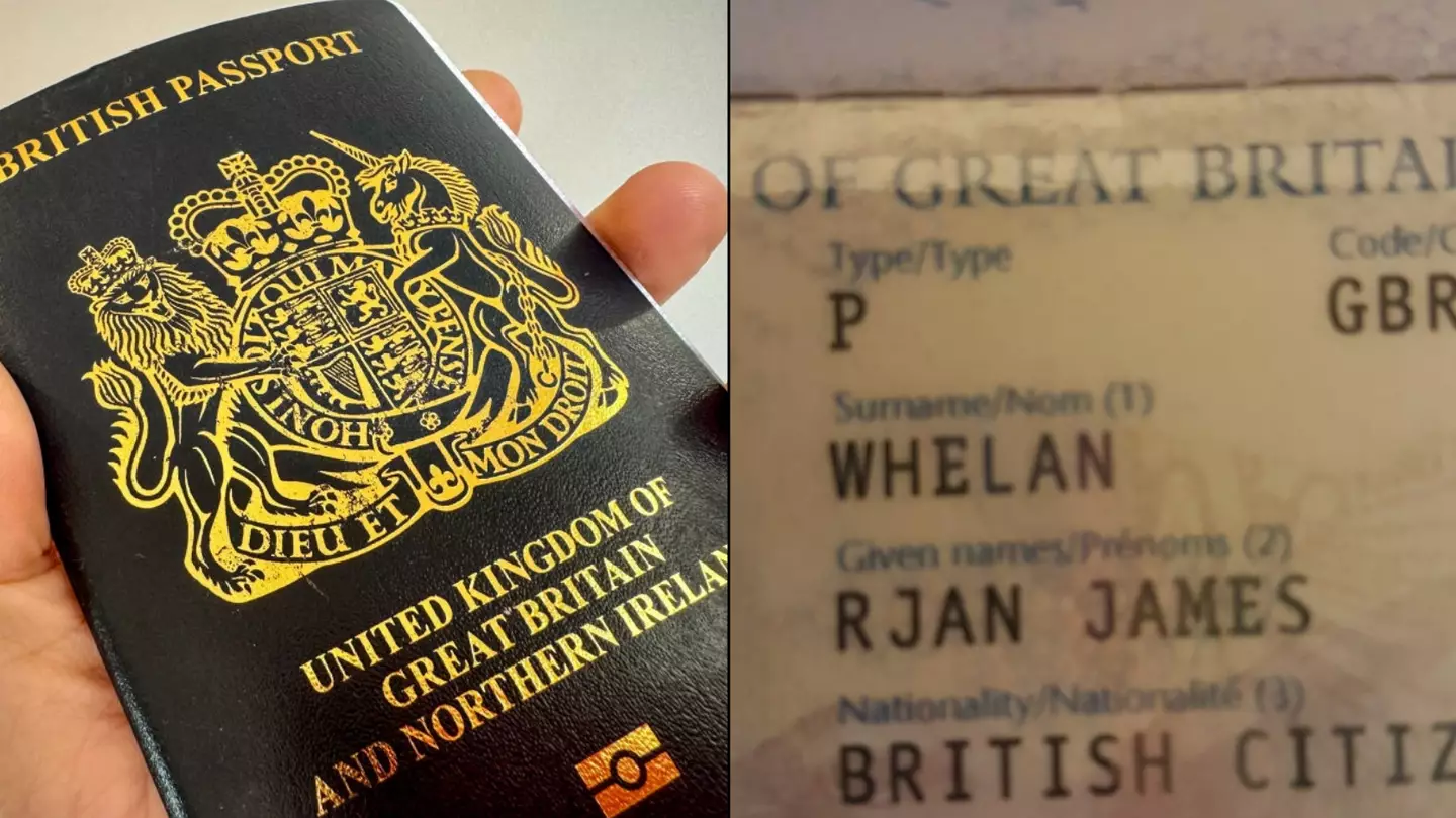 Man discovers he's been flying for 10 years with wrong name on passport