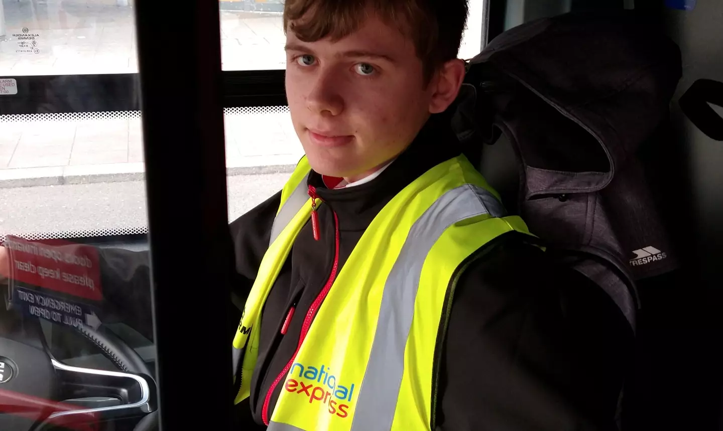 18-year-old Luke Brown is Britain's youngest bus driver.