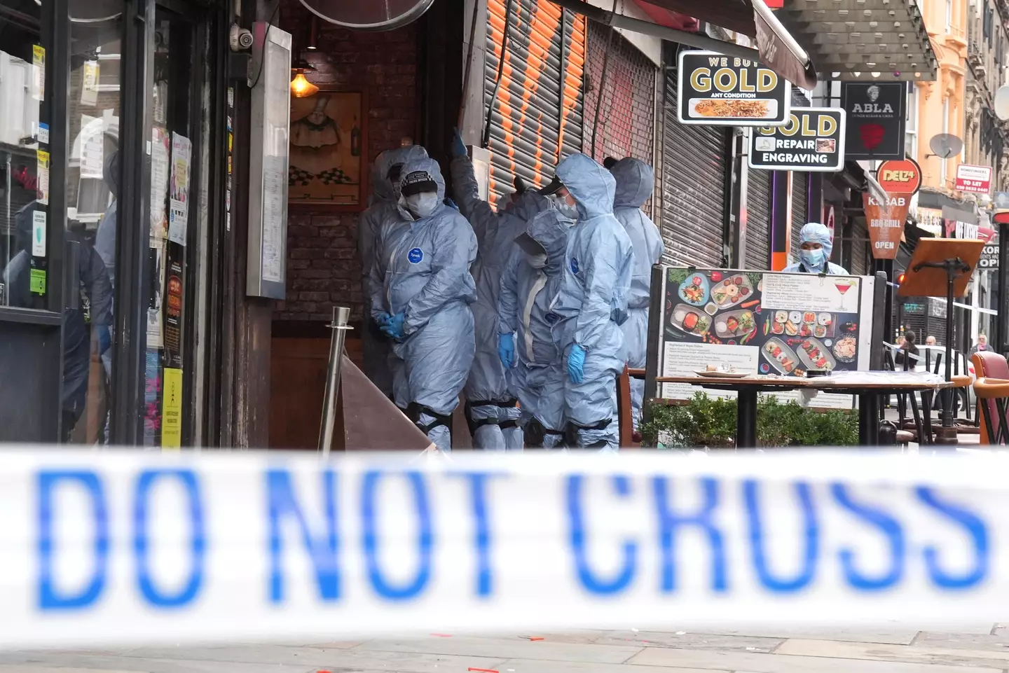Three men were injured and a nine-year-old girl is fighting for her life after a shooting in Hackney. (PA)