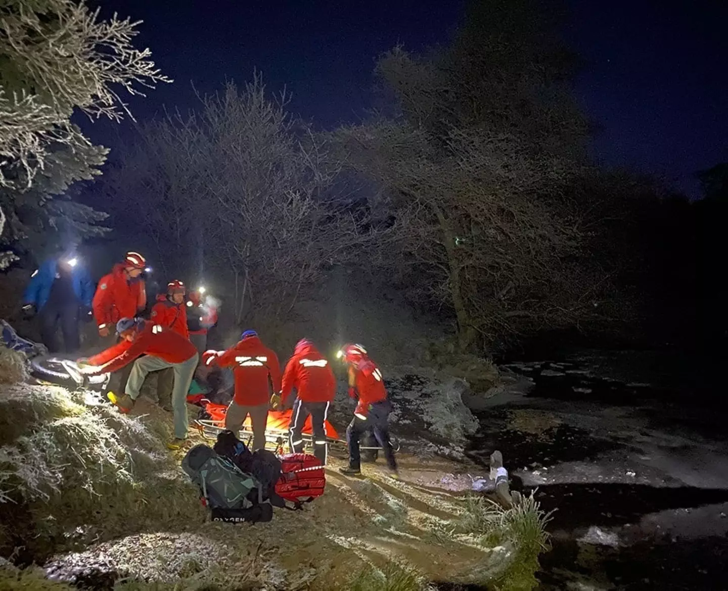 The incident occurred at Devil's Pulpit waterfall and stream near Loch Lomond on Wednesday, December 14.