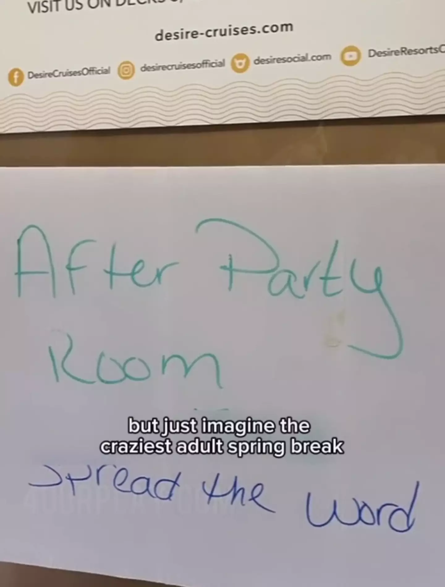 After parties are common.