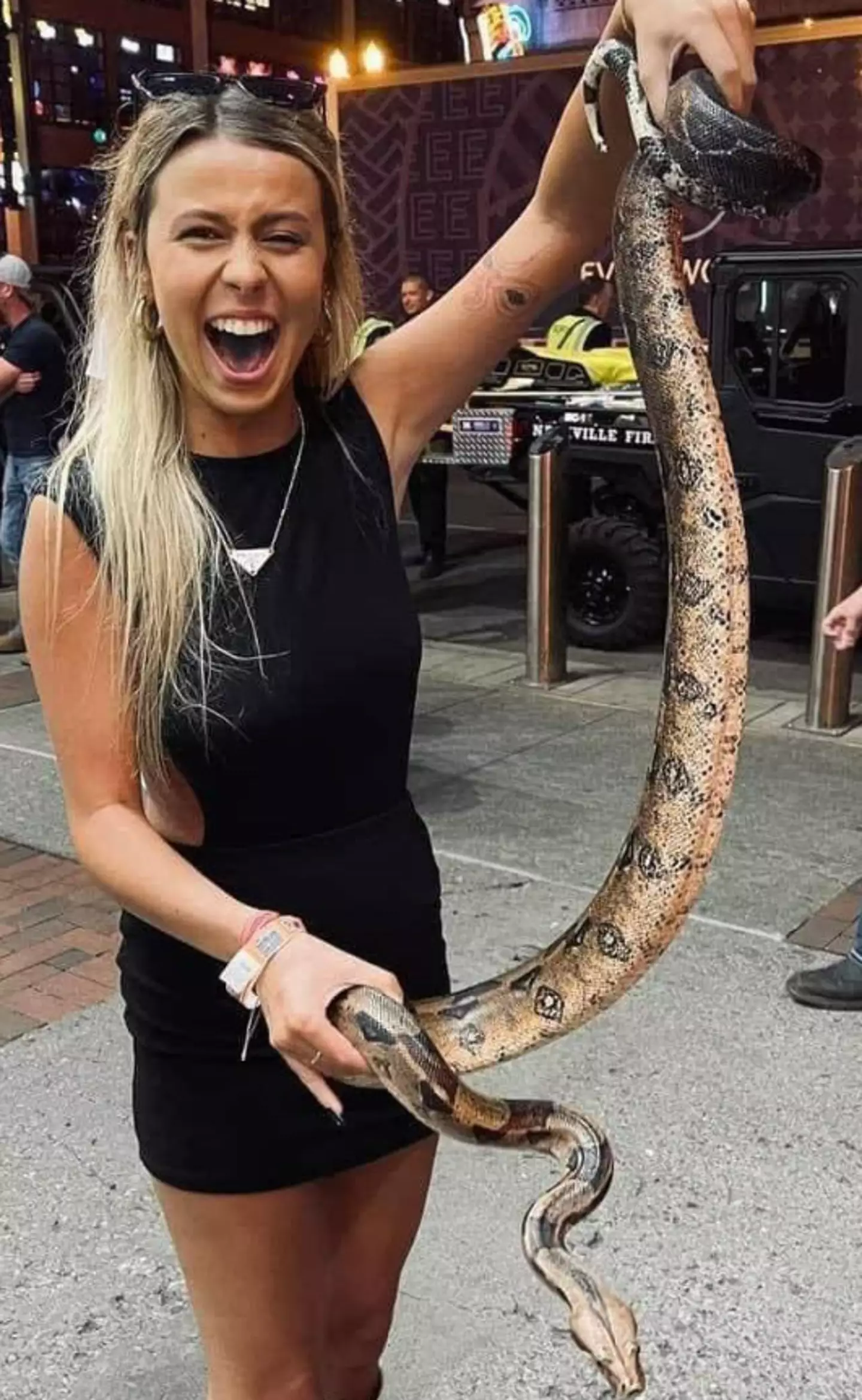 She has now appeared on a country music stage. (Facebook/Hailey Welch)
