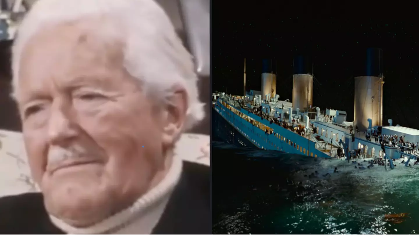 Titanic survivor who hung onto board while ship sank recalls moment he cheated death in extraordinary interview
