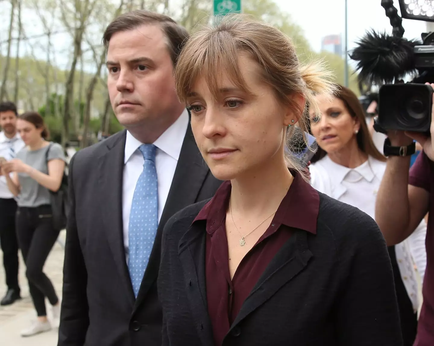 Smallville actor Allison Mack was a member of the NXIVM cult (Jemal Countess/Getty Images)