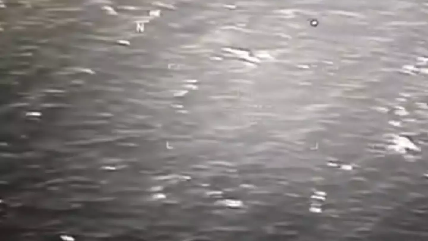 Missile strikes suspected UFO in mysterious new footage made public for the first time