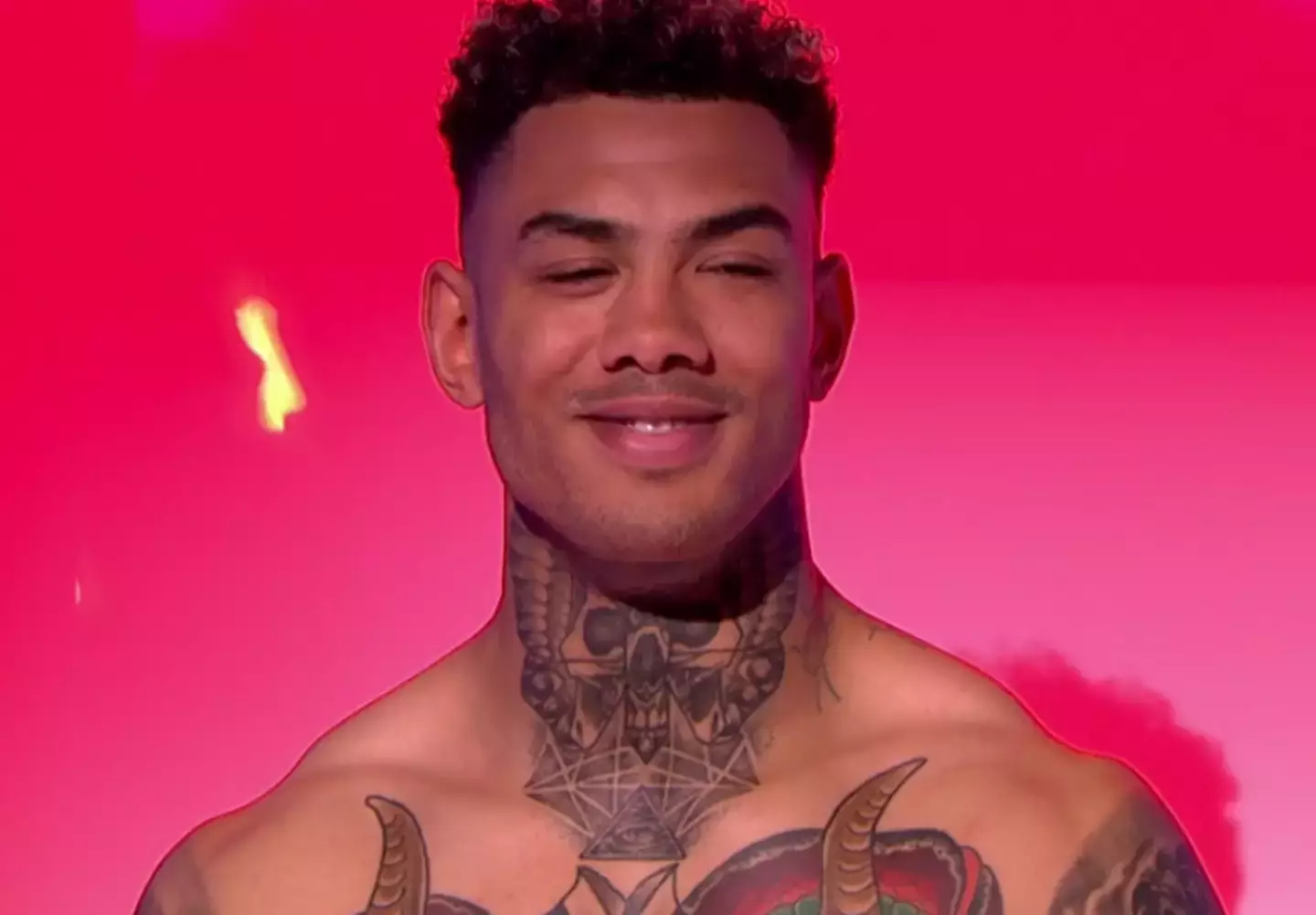 Richardson couldn't believe that she was focusing on his tattoos (All4)