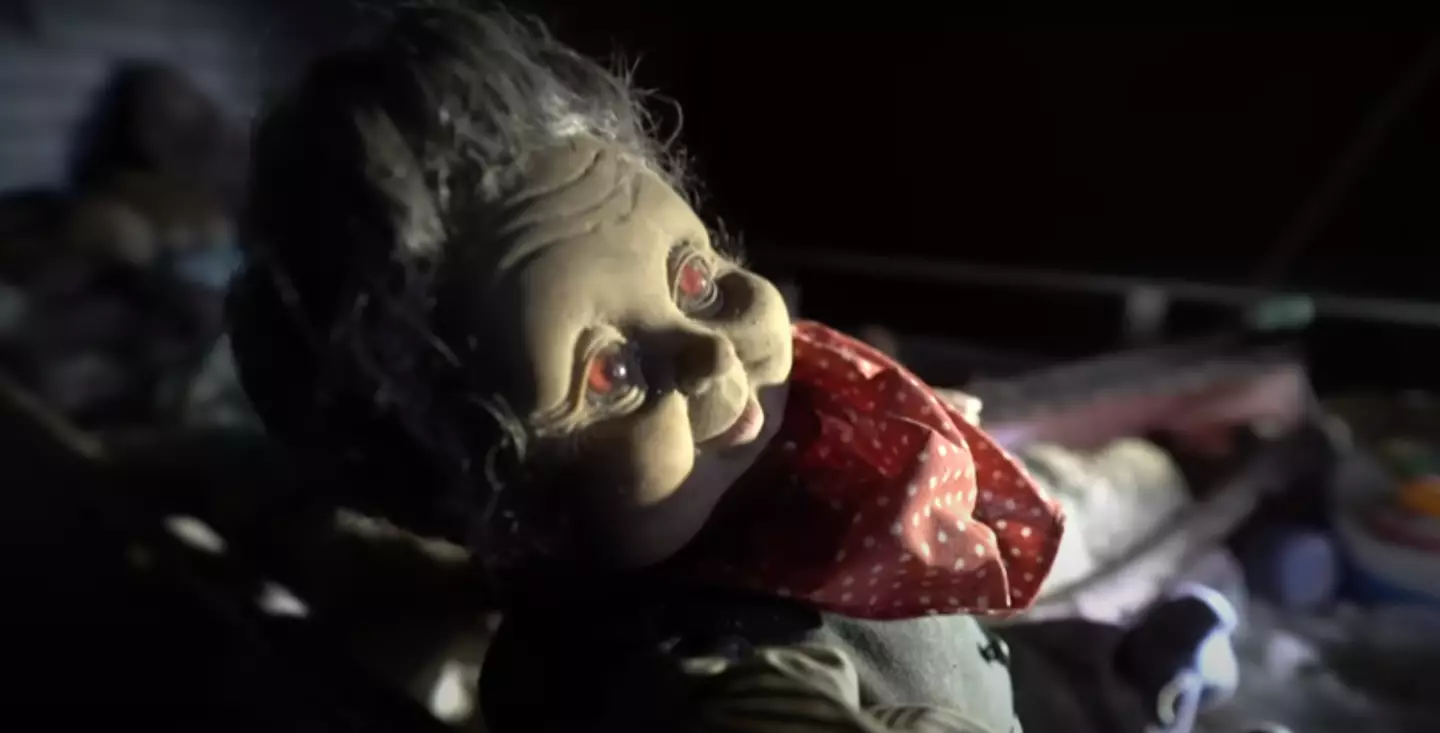 The basement of the hospital was home to some very creepy looking dolls (