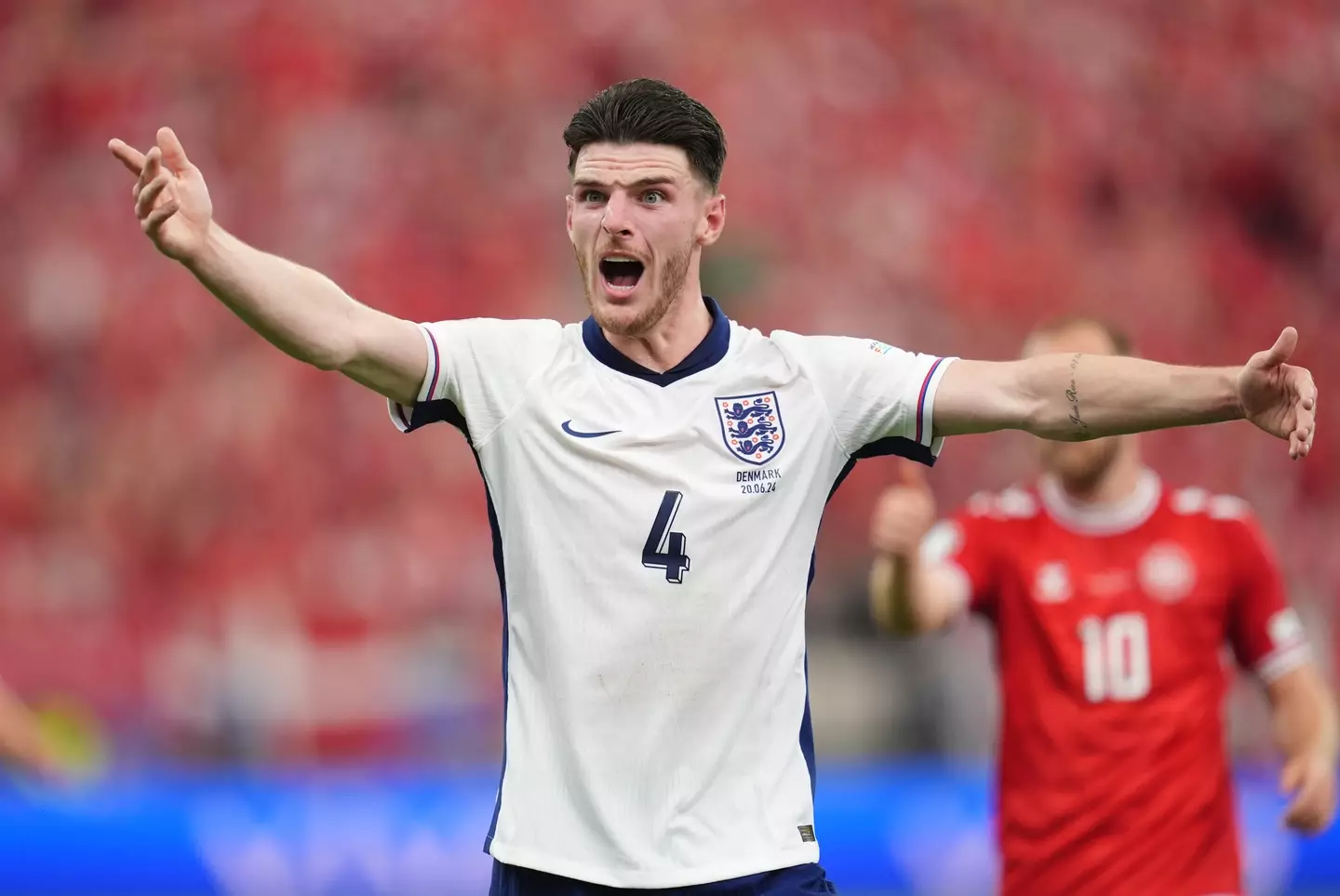 Declan Rice is confident ahead of the Slovenia game. (PA)
