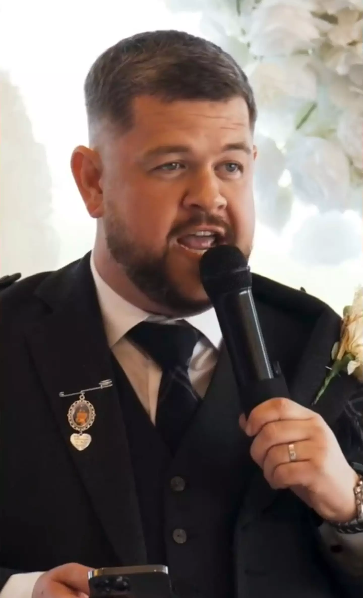 Grado called out his dad for using his late mum's Facebook.