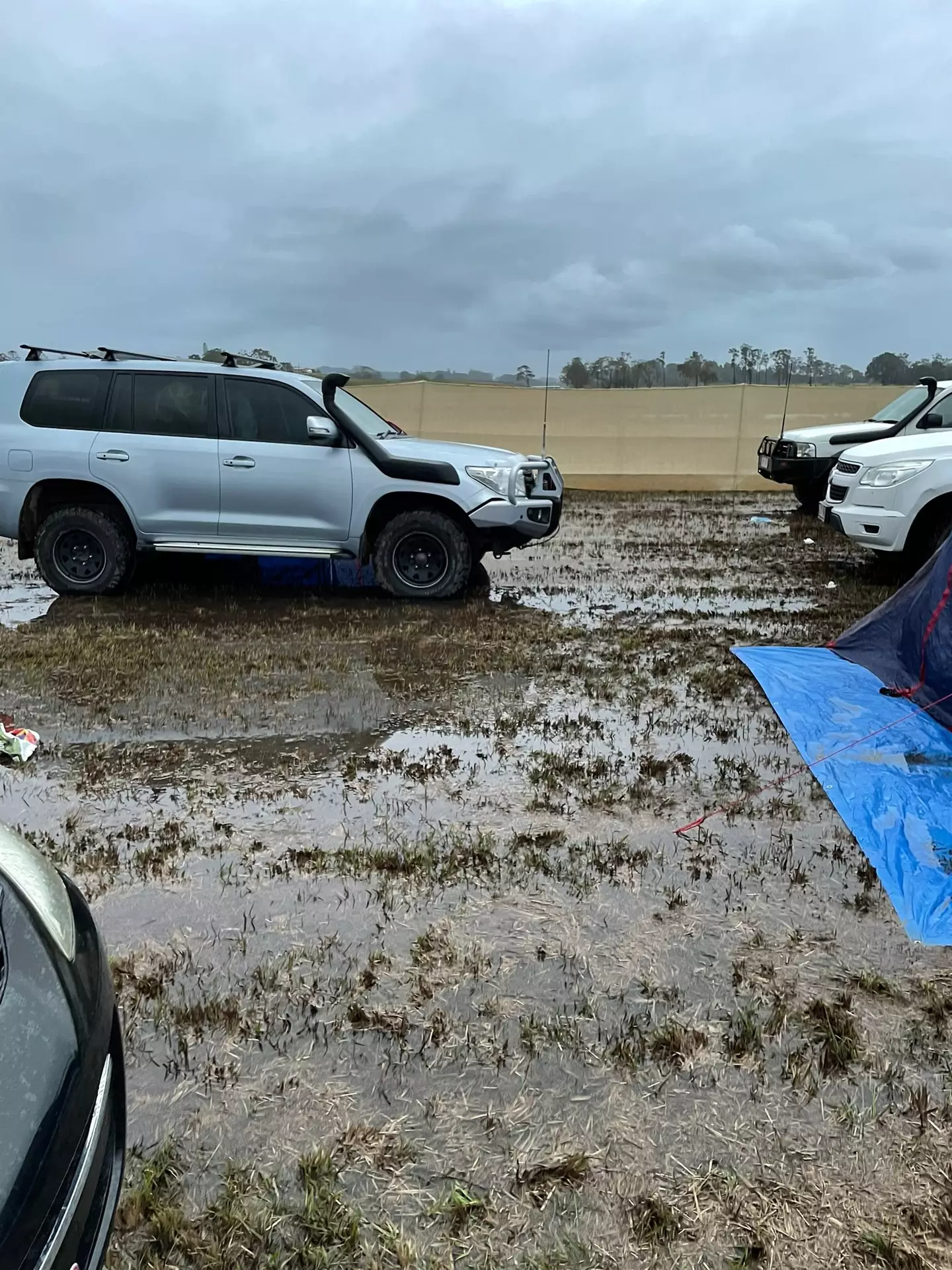 Organiseres have had to call the first day of the festival off.