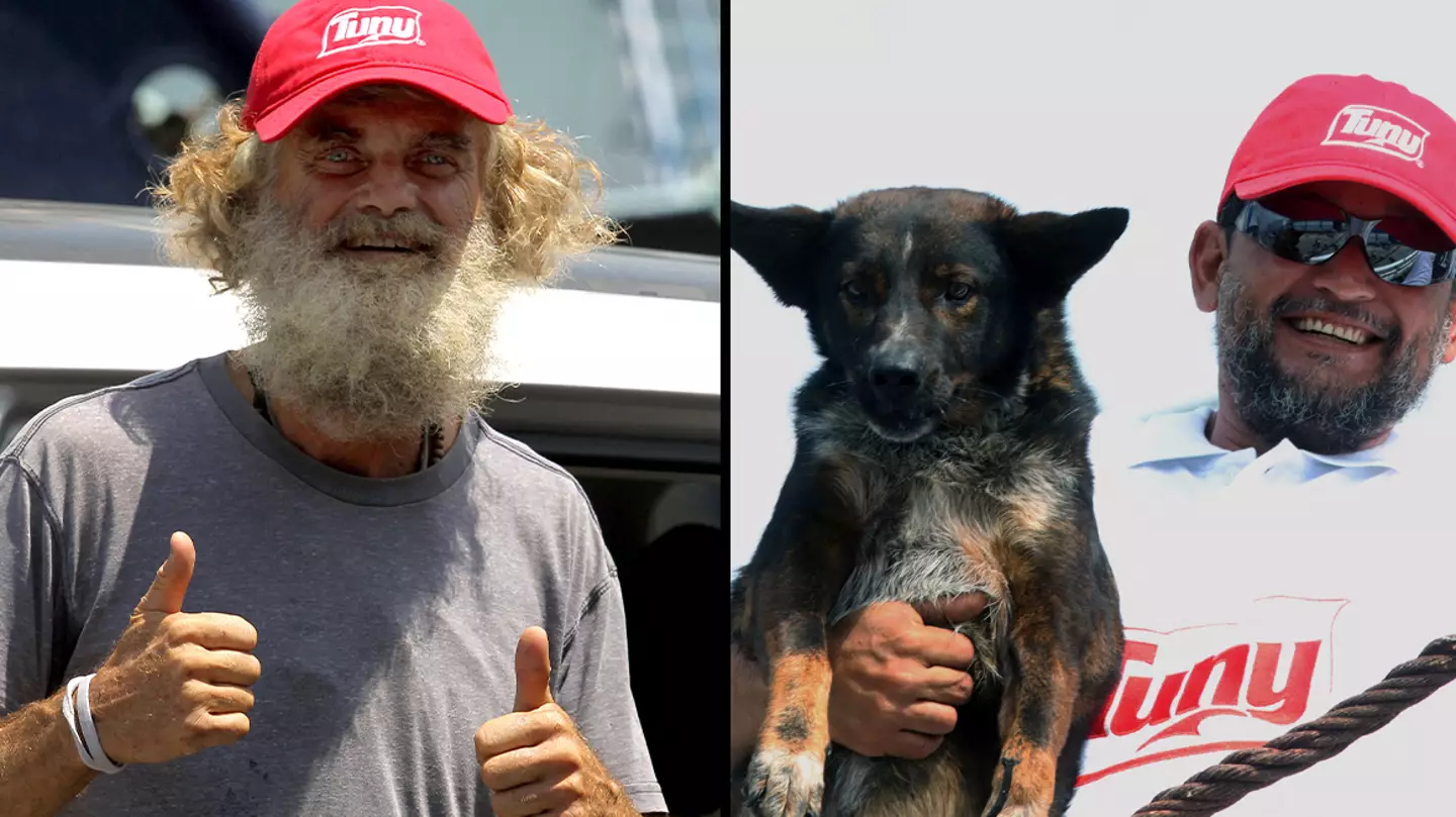 ‘Real life Cast Away’ sailor rehomes dog after pair were lost at sea for three months