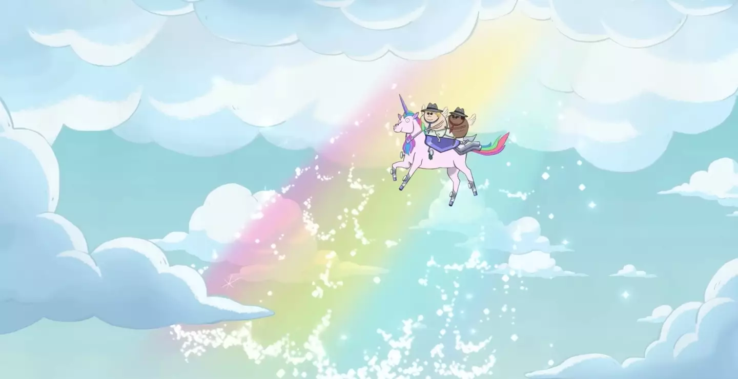 I'm sure you can see why viewers were left feeling as though they were hallucinating (Netflix)