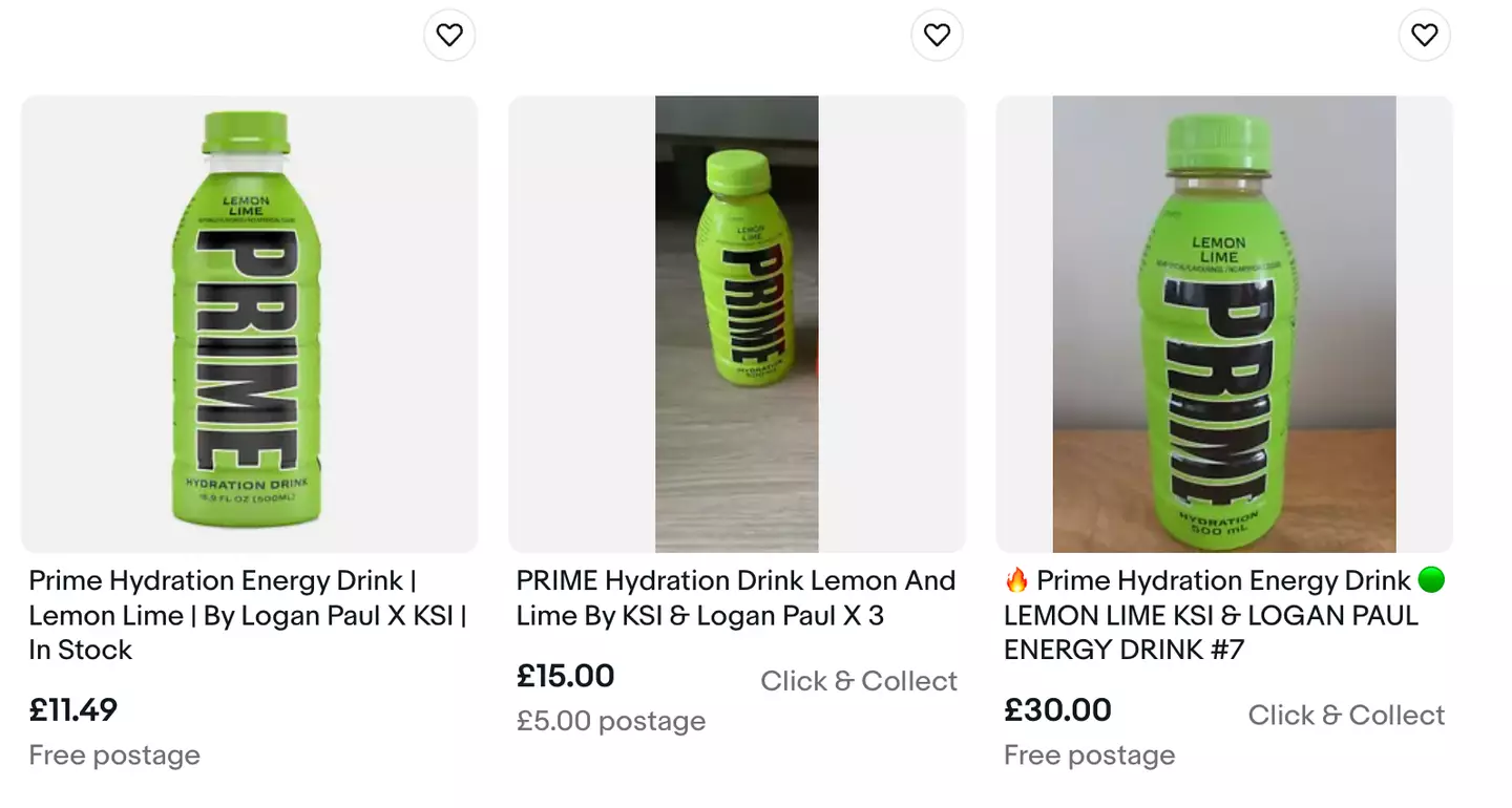 People are selling the drinks on eBay.