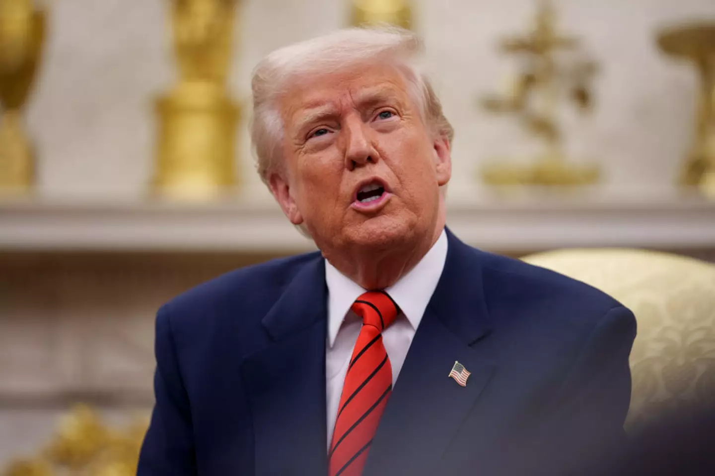A total of 43 countries are on the drafts for a travel ban (Andrew Harnik/Getty Images)