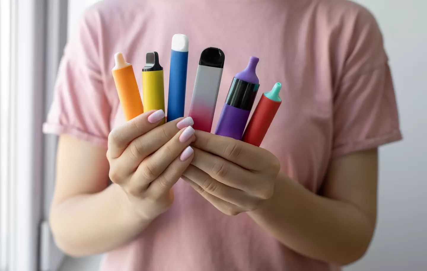 The UK government is introducing a series of crackdowns on vape sales. (Getty Stock Photos)