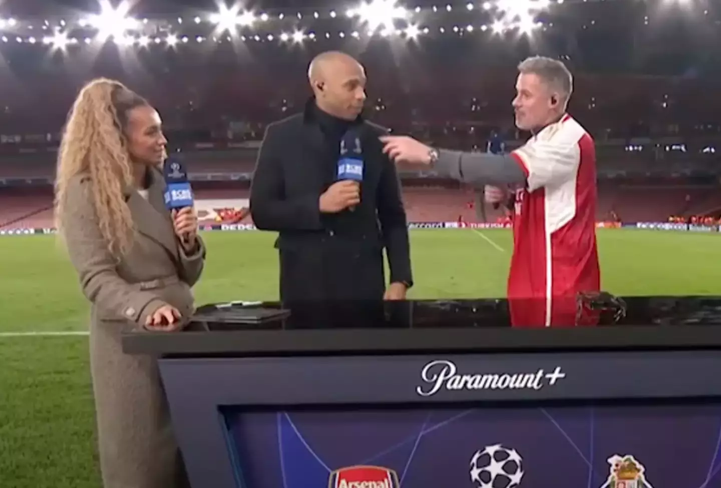 It wasn't Jamie Carragher's finest hour, well, post-career anyway (CBS)