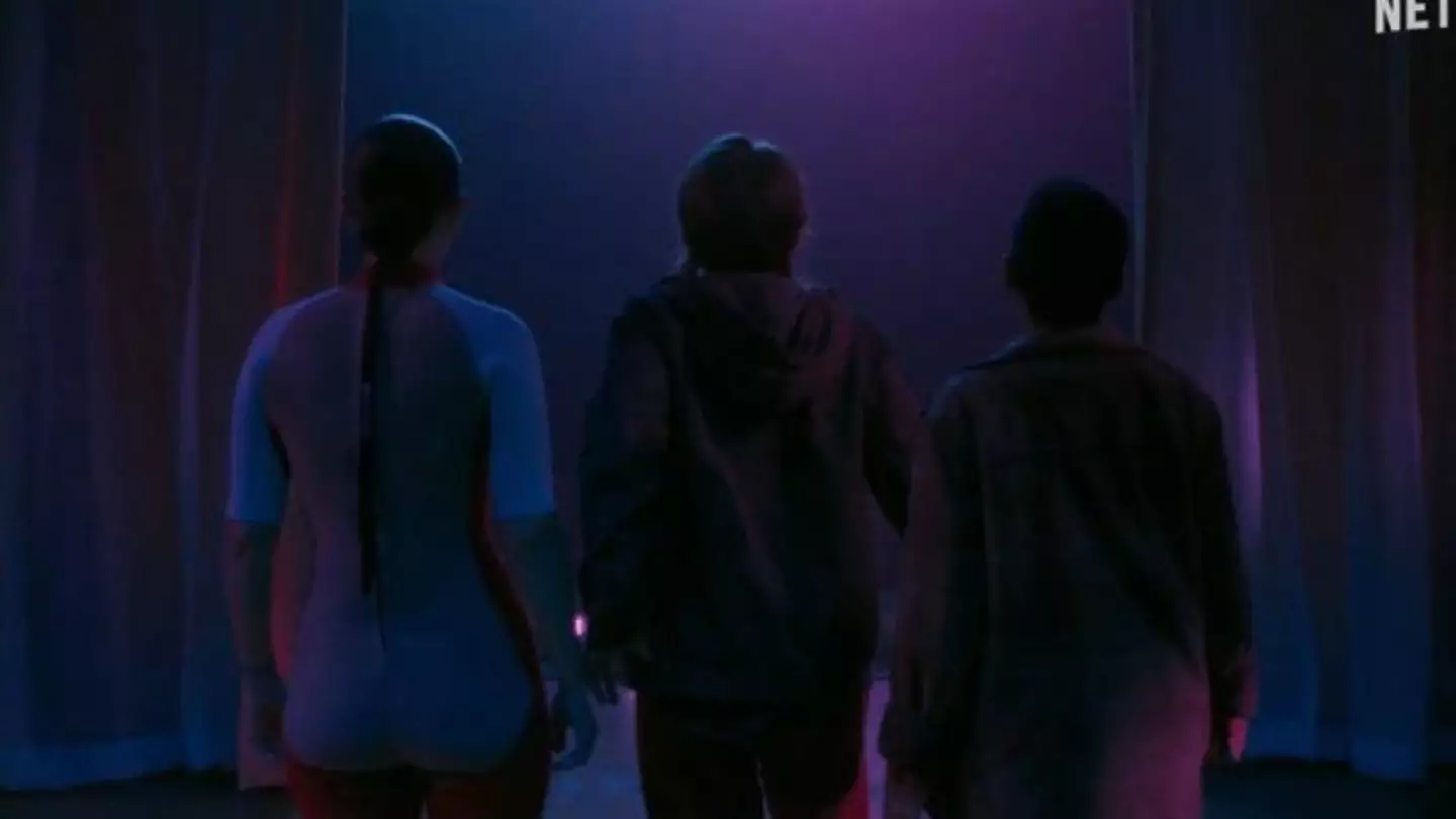 It appears to show Will, Kali, and Eleven entering Vecna's memories (Netflix)
