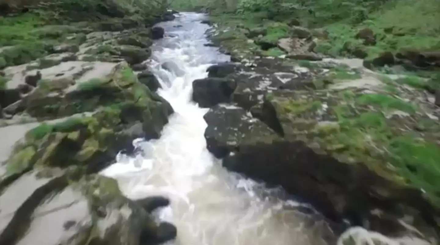 Here's the stretch of water.