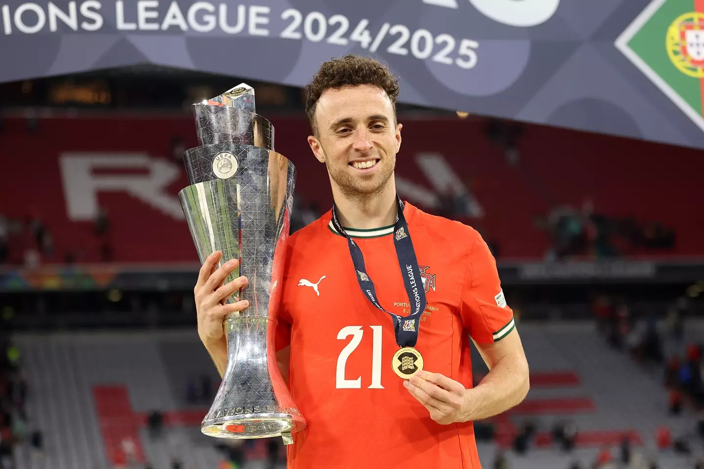 Diogo Jota and his brother are reported to have died in a car crash (Maja Hitij - UEFA/UEFA via Getty Images)