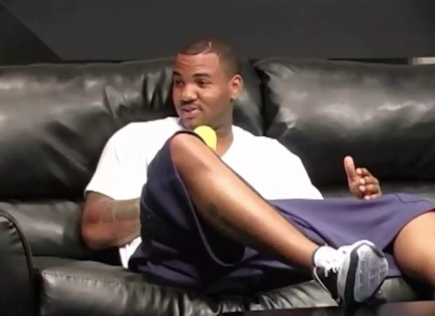 The Game hyping Eminem up in an unearthed interview.