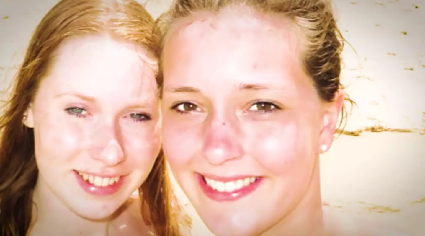 A photo of the women while travelling.