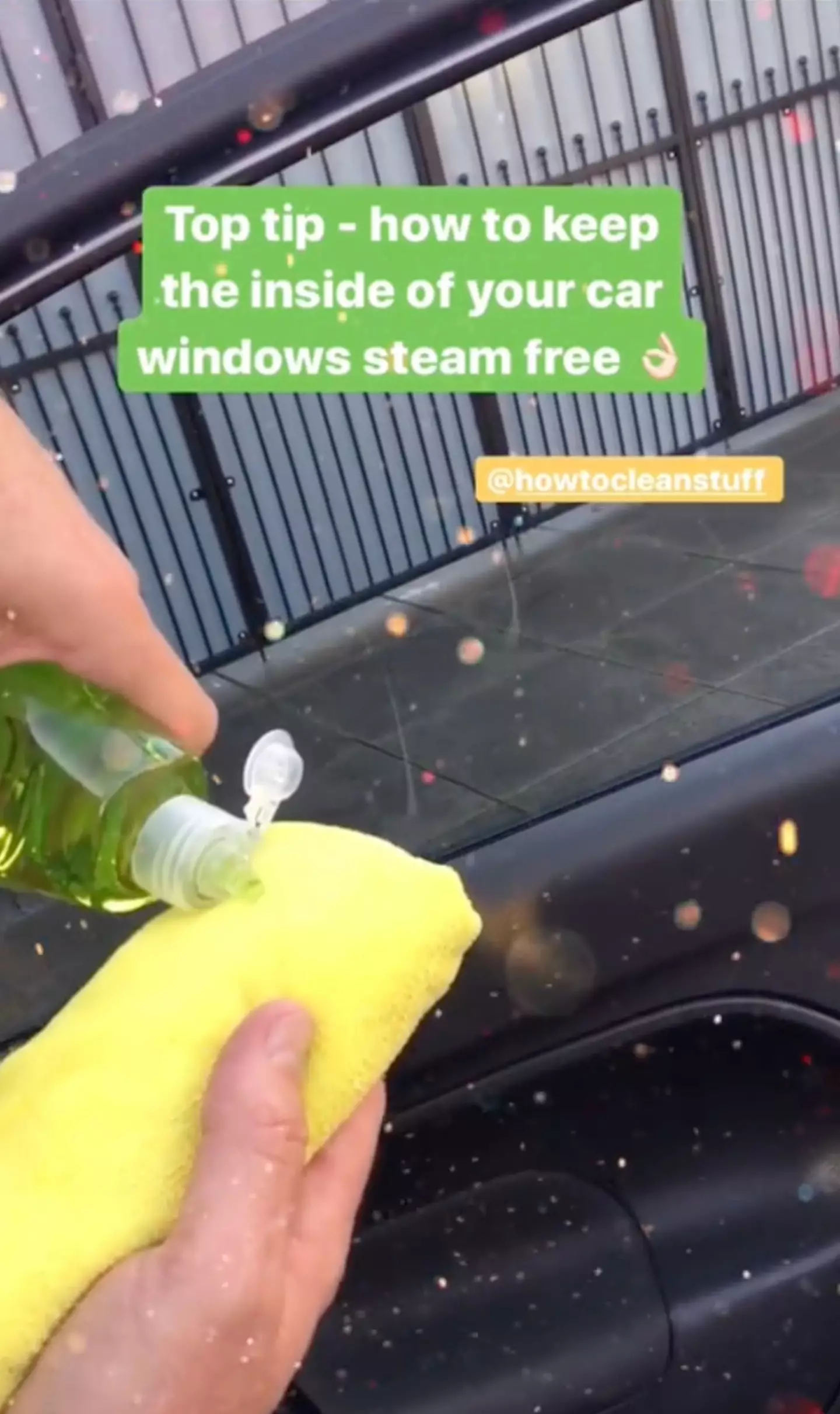 The cheap and cheerful hack should stop your windows from steaming up.