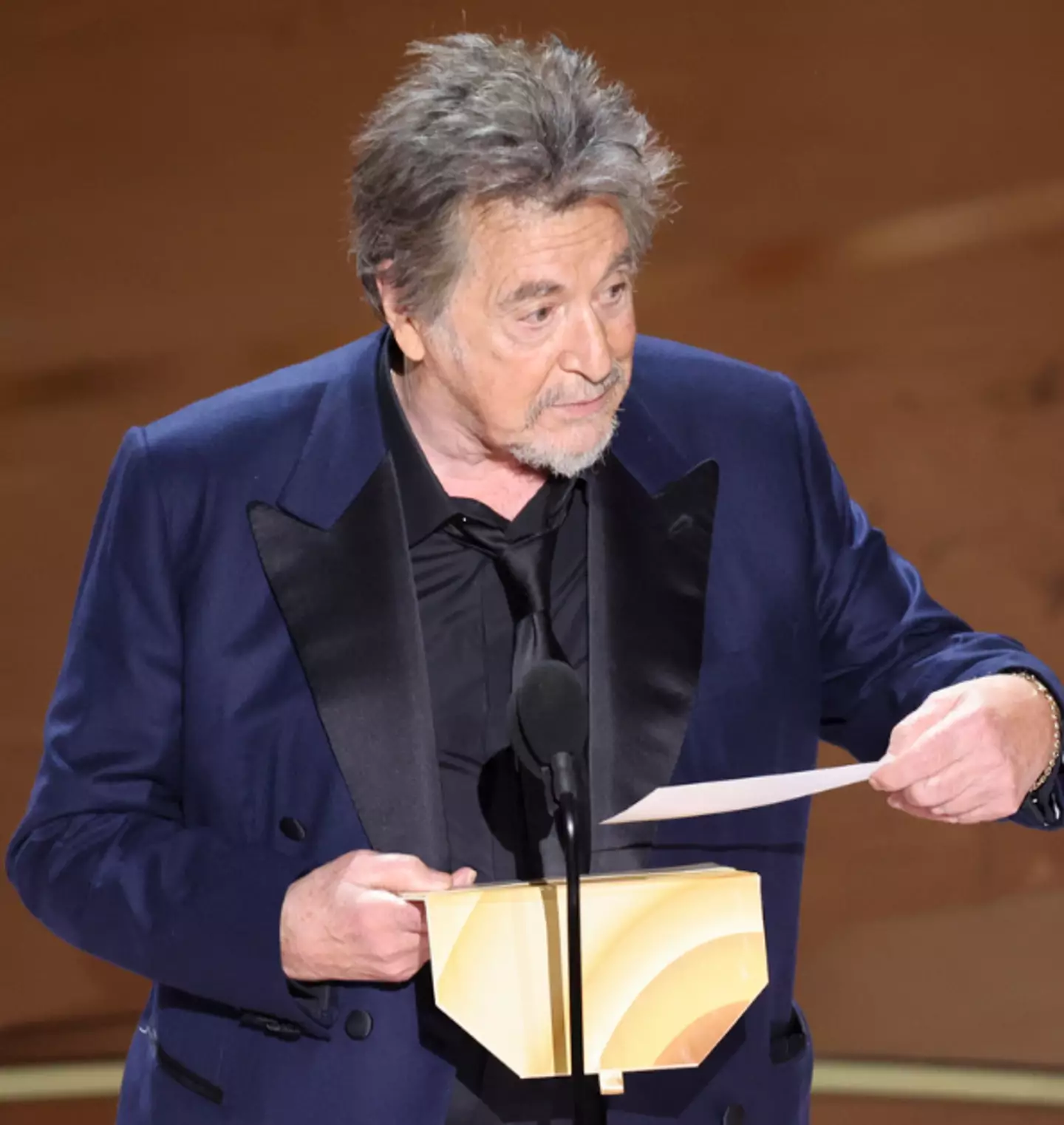 Al Pacino made the announcement for Best Picture.
