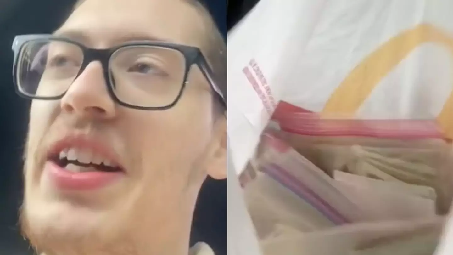 Man goes to McDonald's drive-thru for sausage McMuffin and gets handed bag of cash