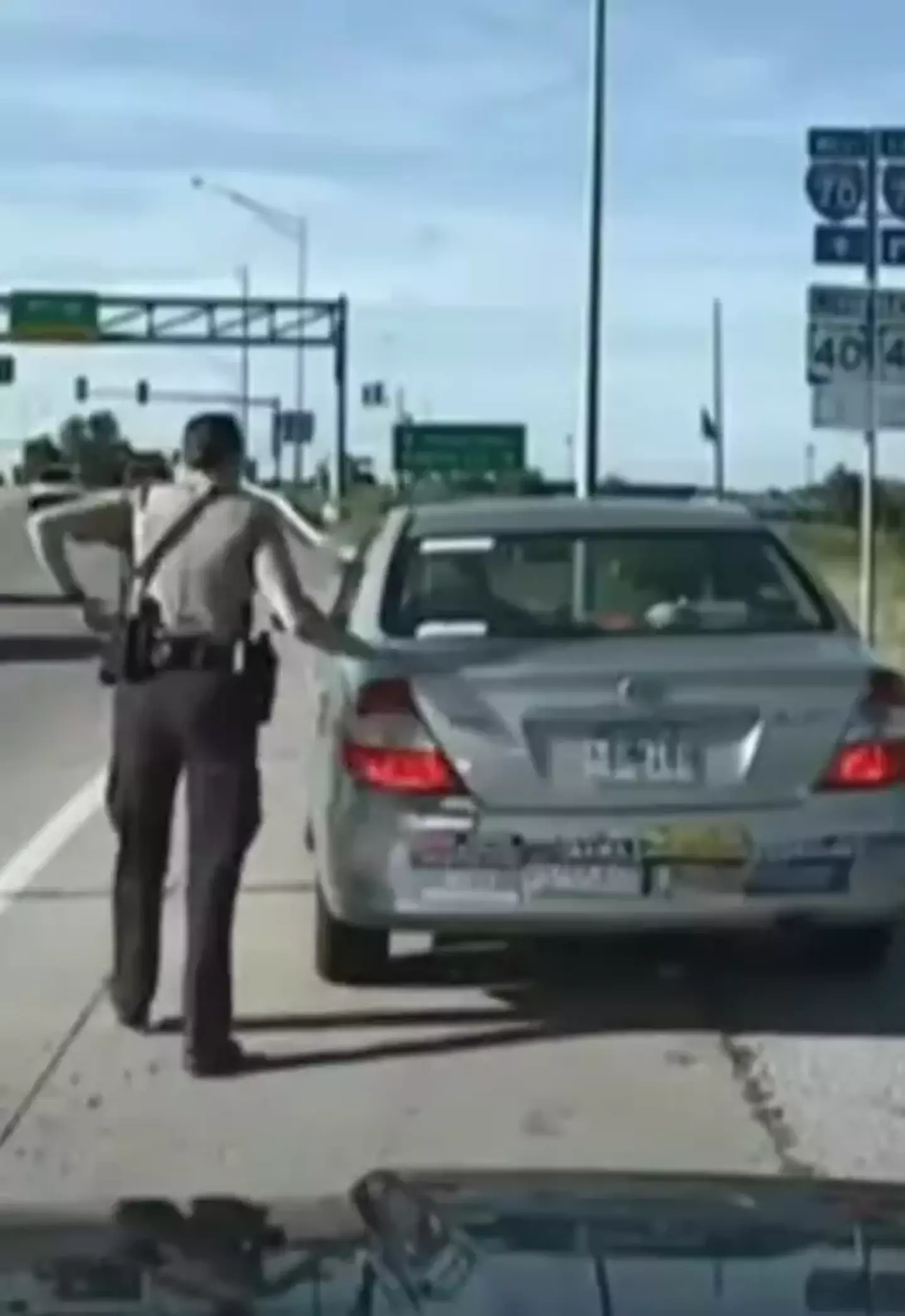 Have you ever wondered why police officers always touch the back of cars they pull over?