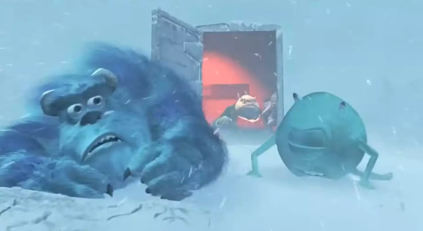 People left shocked after spotting 'mysterious doorway' when looking at Antarctica on Google Maps 3 Experts have now chimed in on the debate and sadly declared the 'entrance' has nothing to do with Mike and Sulley (Walt Disney Studios Motion Pictures)