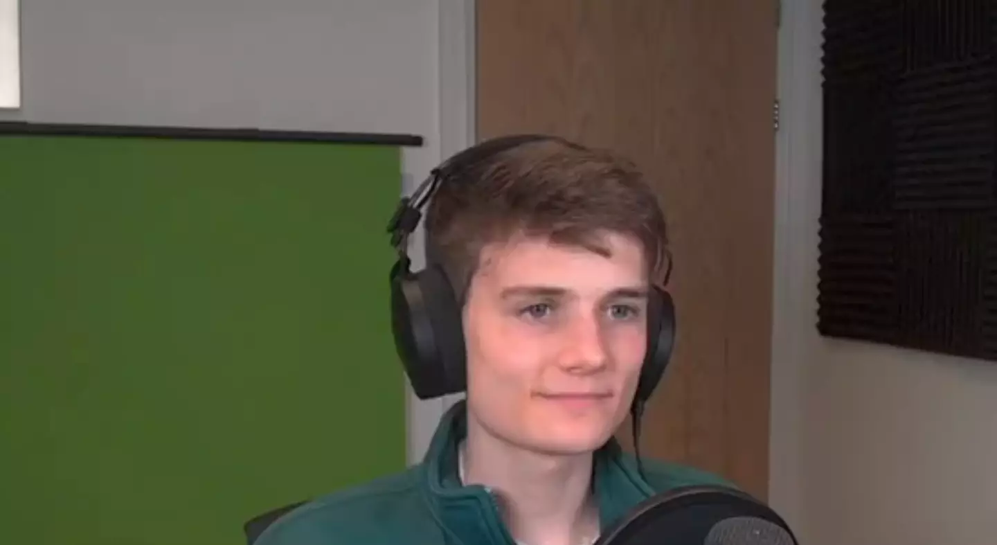Tom Gardiner's life was changed forever after an online encounter with MrBeast. (BBC)