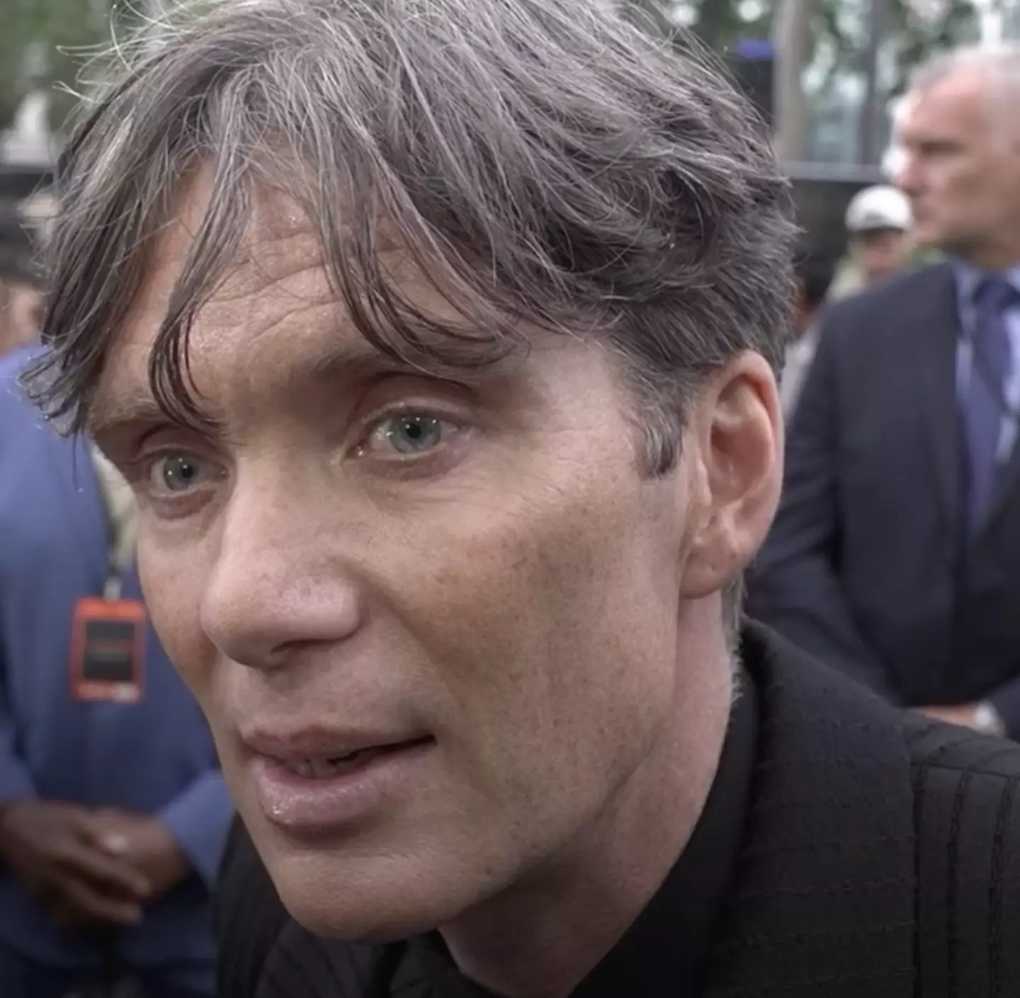 Cillian Murphy walked off the UK premiere of Oppenheimer last night.
