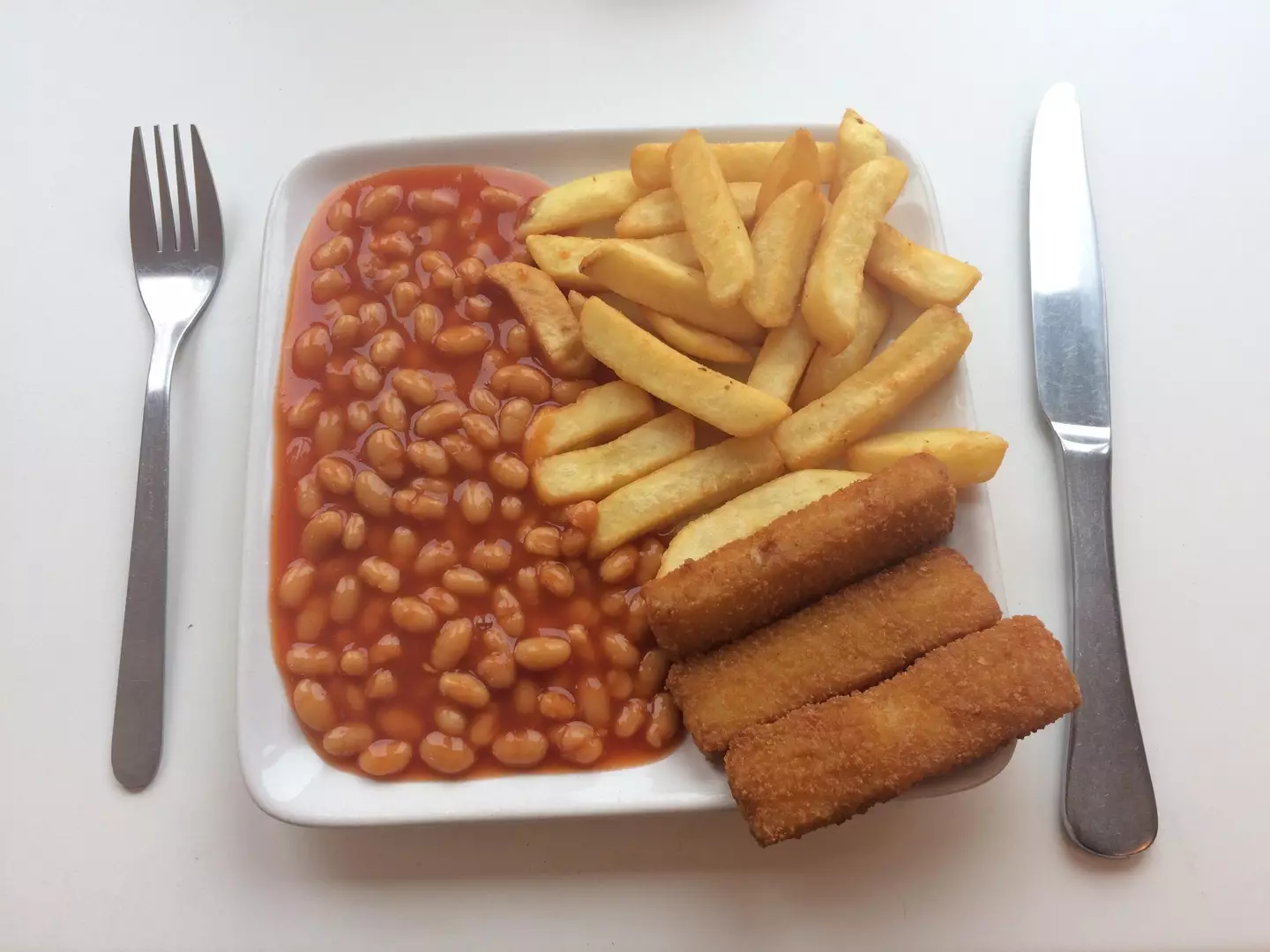 Tyson Fury can't get enough fish fingers, chips and beans.