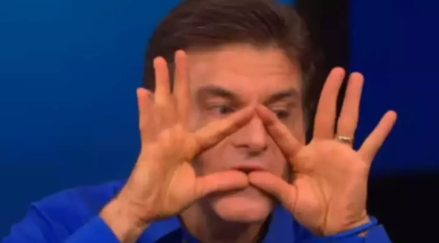 Dr Oz is known for his TV health advice.