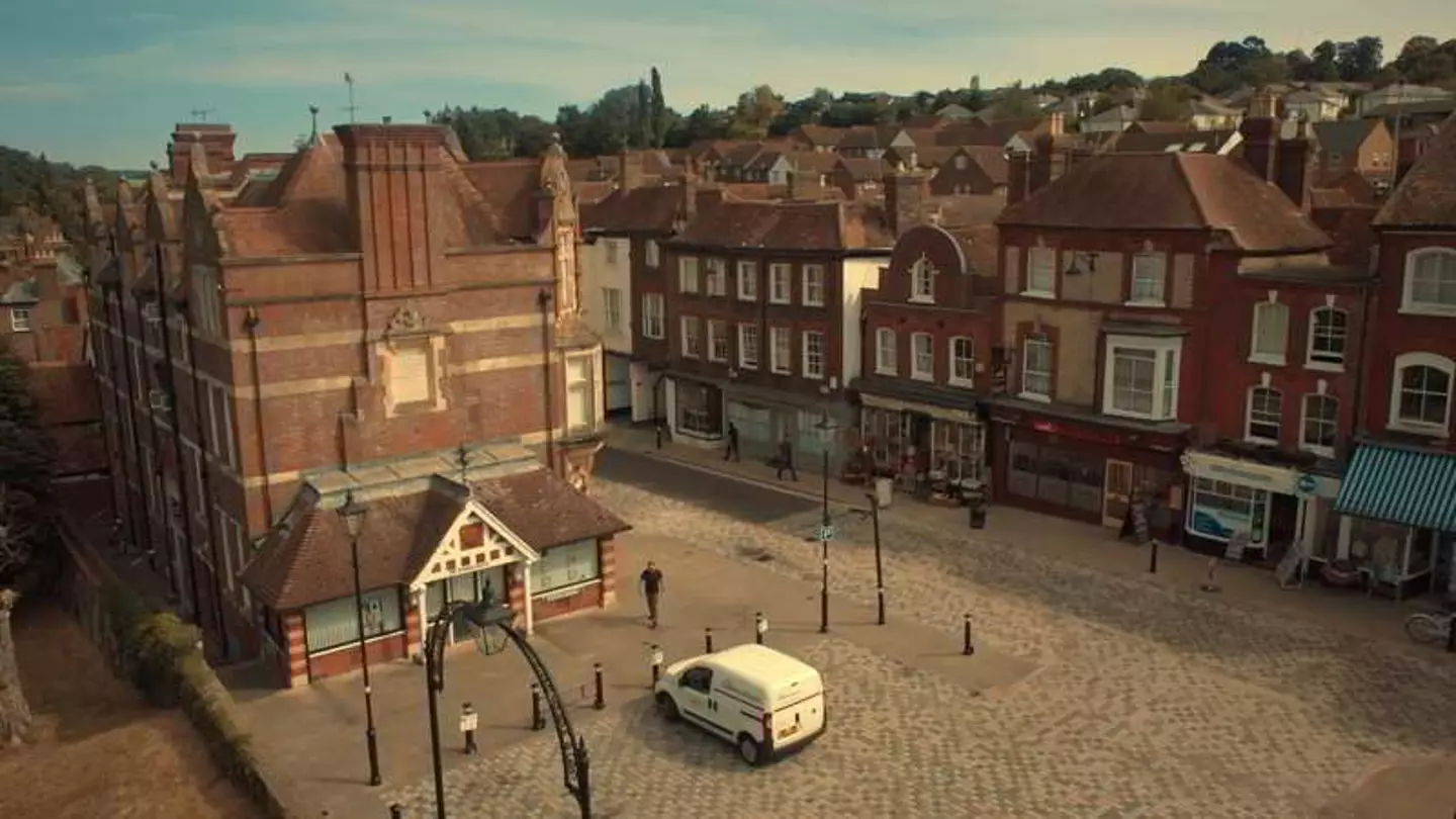 Hemel Hempstead, the town that After Life is filmed in (Netflix).