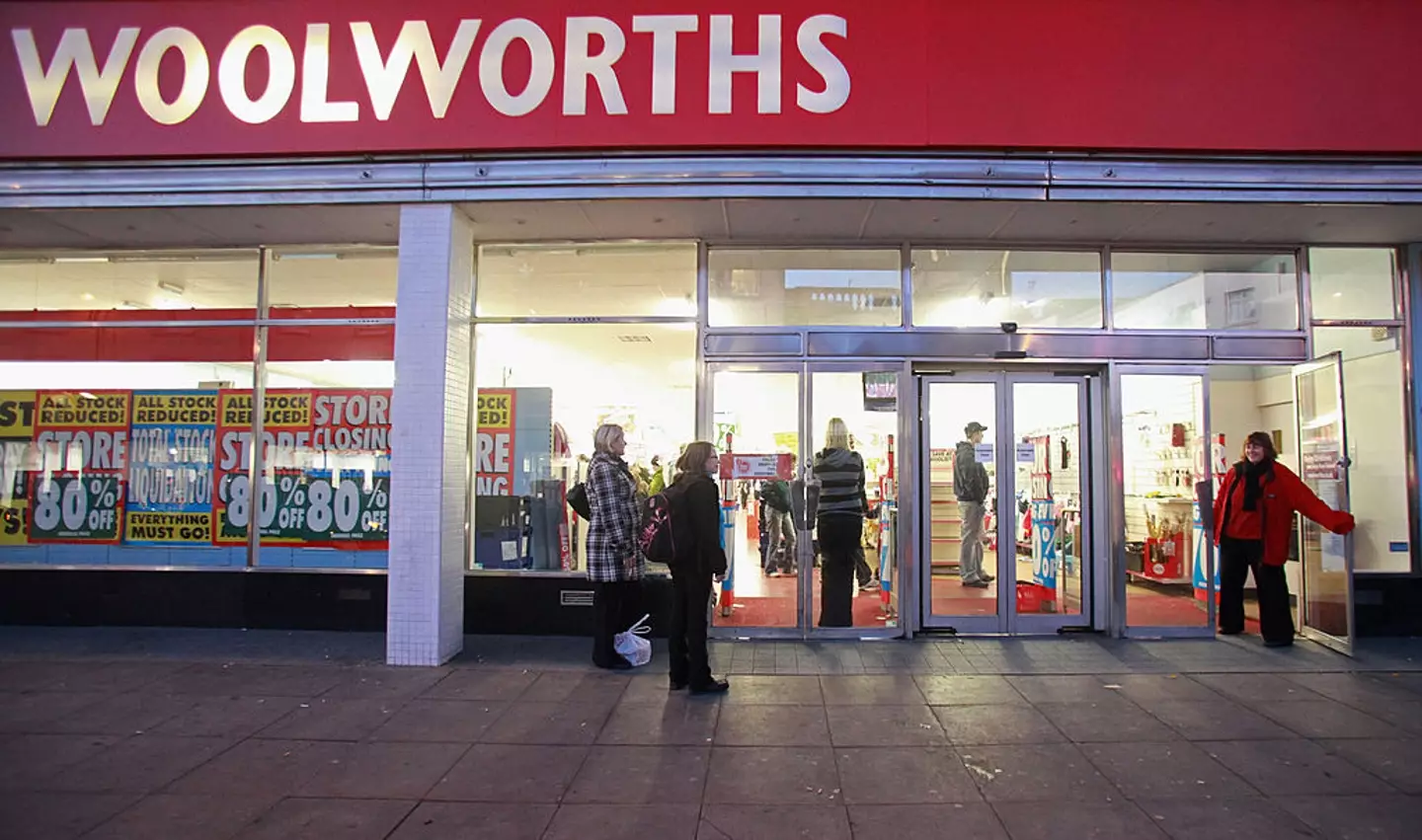 Woolworths closed in the UK back in 2009.