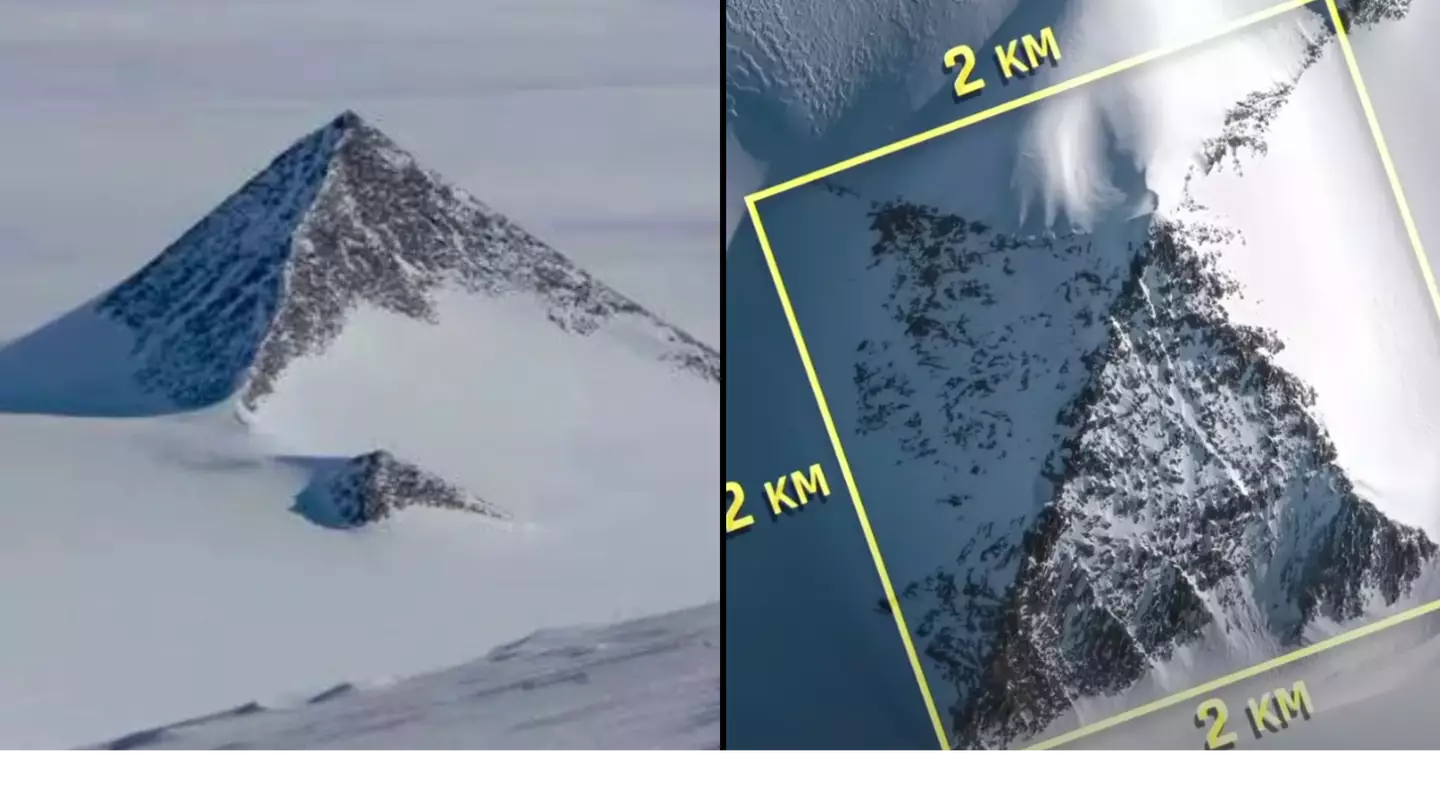 'Pyramid like' mountain found sitting beneath ice in Antarctica