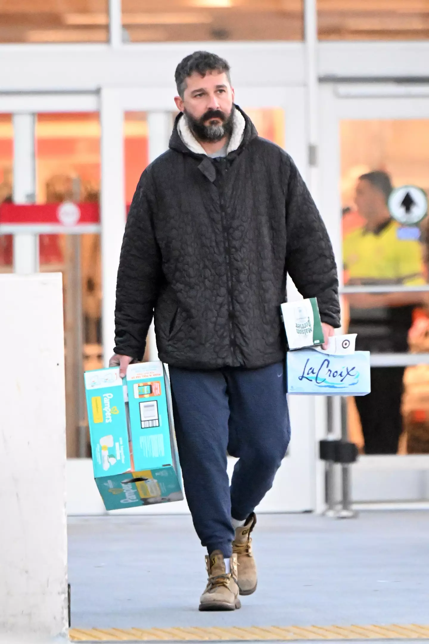 The actor, pictured last month, will face off with FKA Twigs in court next year (MEGA/GC Images)