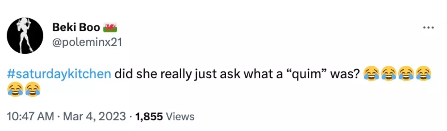 People couldn't help but laugh at the hilarious blunder.