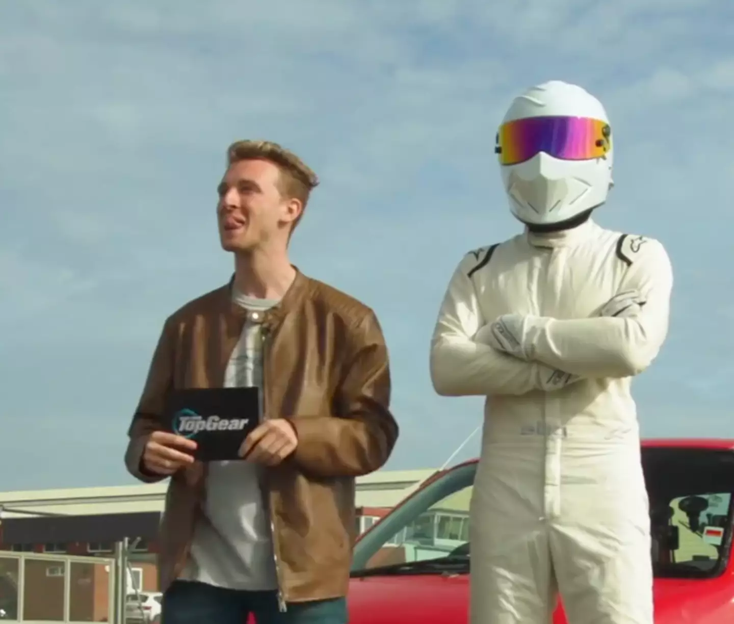 The Stig himself has driven the old banger.