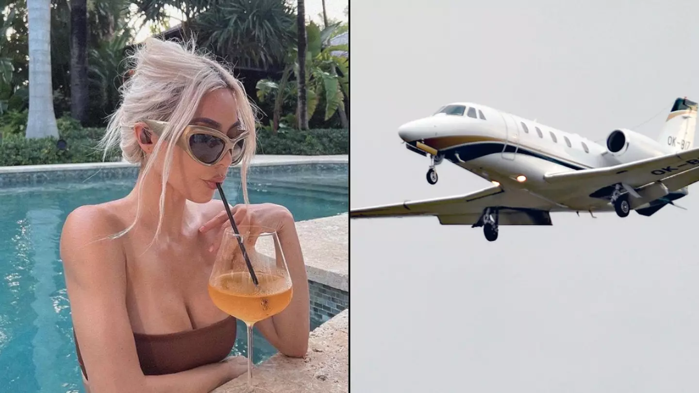 Kim Kardashian roasted for 'believing in climate change' despite taking private jet everywhere