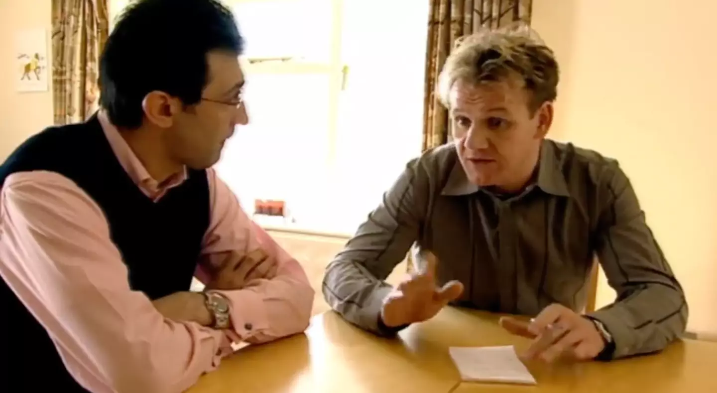 Gordon Ramsay asked the brutal interview question during filming.